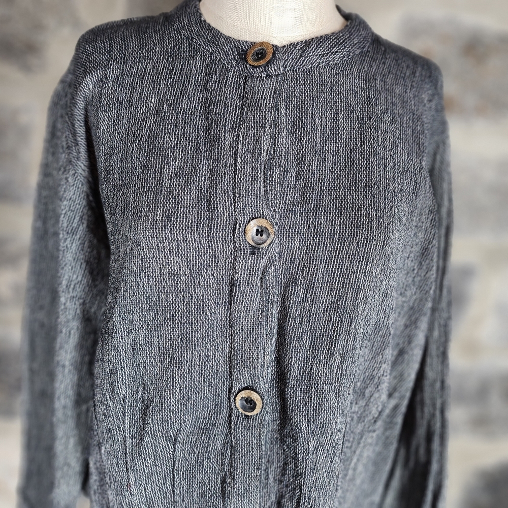 Drop Waist Button Front Jacket - image 4